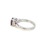 Pigeon Blood Ruby Diamond Ring