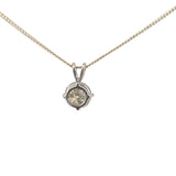 Natural Diamond Solitaire Pendant