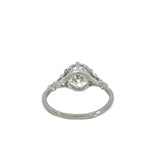 Old European Cut Solitaire Diamond Ring- 2.96ct