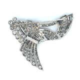 Handmade Art Deco Diamond Brooch
