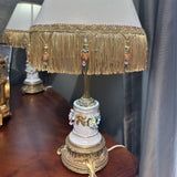 Porcelain Lamp with Shade