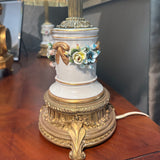Porcelain Lamp with Shade