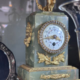 French Marble Mantel Clock - Small