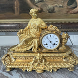 Antique French Clock - Greek Goddess Ceres