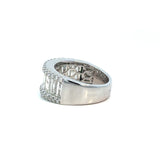 Large Tapered Baguette Diamond Ring