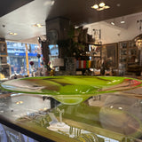 Large Art Glass Bowl - Green