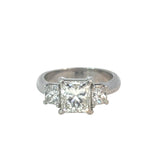 Large Diamond Trilogy Ring