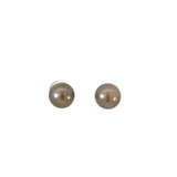 Tahitian Pearl Stud Earrings - 9ct Yellow Gold