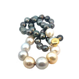 Bespoke Multi Coloured Tahitian Pearl Necklace