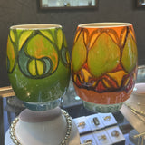 Delphis Poole Ceramic Pottery - Bright Vase Various