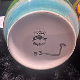 Delphis Poole Ceramic Pottery - Bright Vase Various