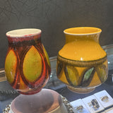 Delphis Poole Ceramic Pottery - Small Bright Vase