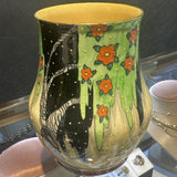 Vintage Carlton Ware Art Deco Lustre Vase - Spangled Tree