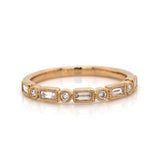 Diamond Baguette Stacker Ring