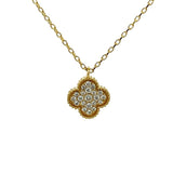 Diamond Sweet Alhambra Pendant Necklace