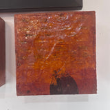 Contemporary Abstract Art Blocks - Set of 2