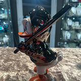Donald Duck Sculpture With Baseball Bat