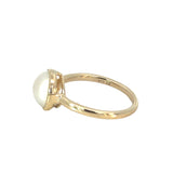 Mabe Pearl Ring in 9ct Yellow Gold