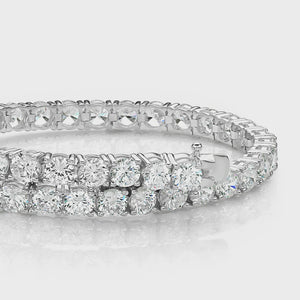 Diamond Tennis Bracelet in Platinum - 9.60 carats