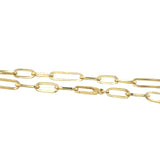 Paper Clip Necklace in 18ct Yellow Gold