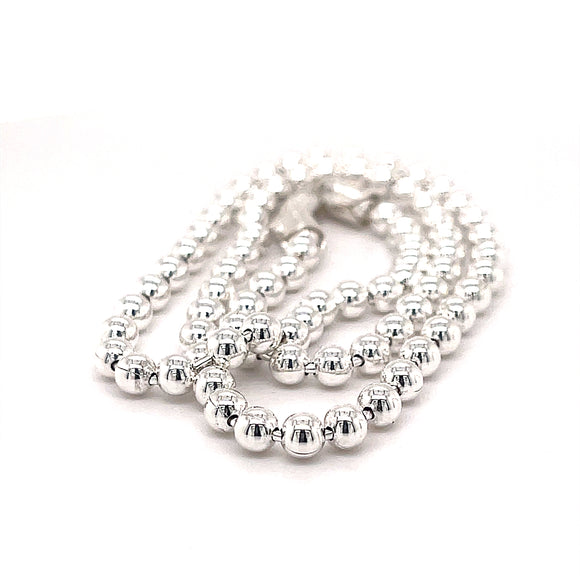 Poppet Ball Chain in Sterling Silver 45cm
