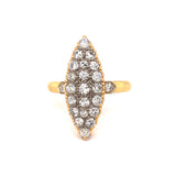 Vintage Diamond Navette Ring