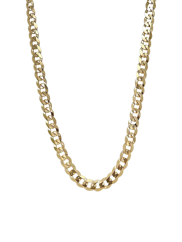 Flat Curb Link Chain Necklace
