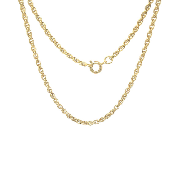 Antique Woven Rope Chain in 18ct Gold