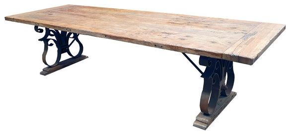Large Reclaimed Wood Dining Table