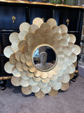 Gold Flower Mirror