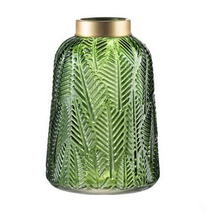 Green Glass Vase Large