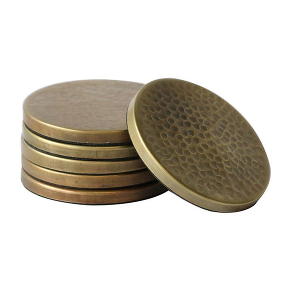 Hammered Coasters set of 6