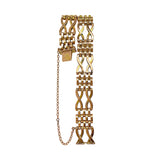 Vintage Gate Bracelet in 9ct Yellow Gold