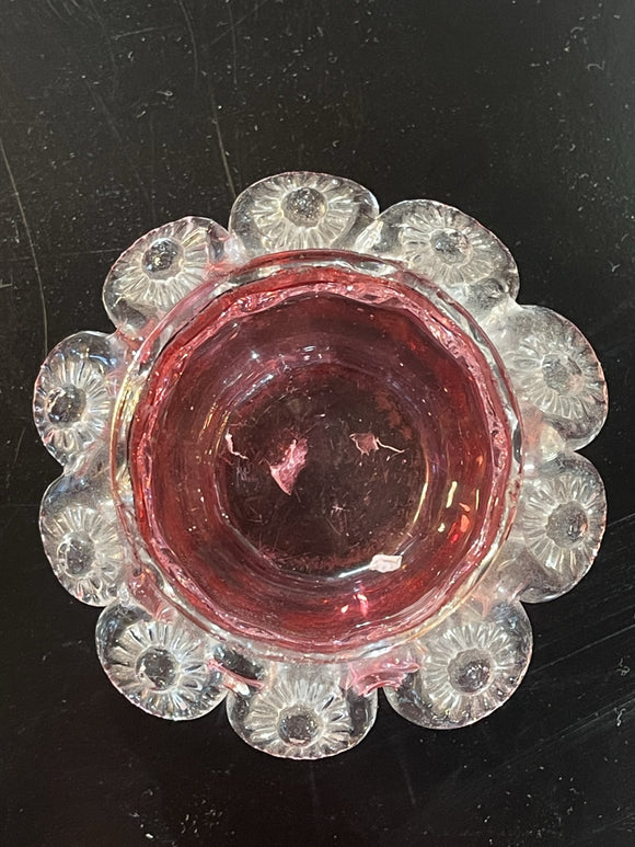 Cranberry Round Dish