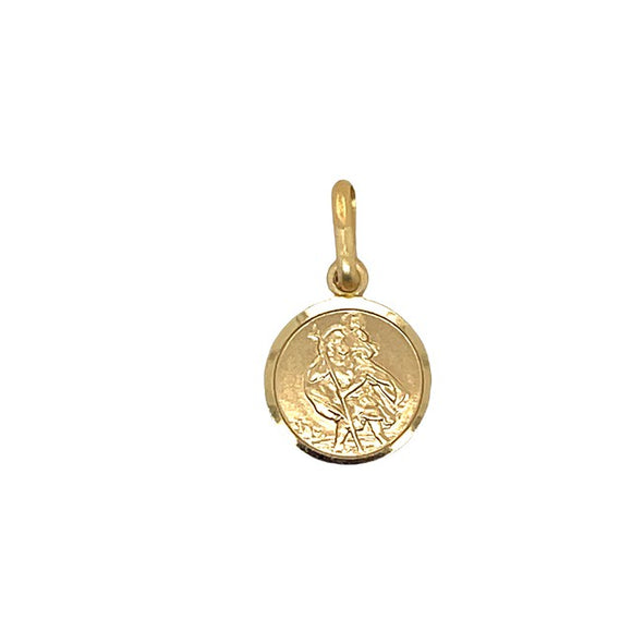 Personalised 18ct Gold Plated St Christopher Necklace By Hurleyburley |  notonthehighstreet.com