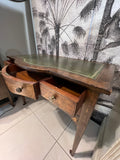 Oak Desk in Edwardian Sheraton Revival Style