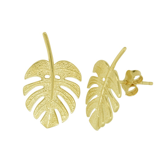 NZ Palm Leaf Earrings