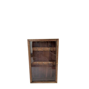 Wooden Glass Key Box
