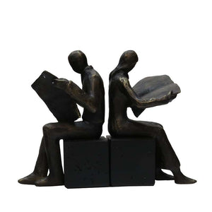 People Bookends in Black