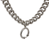 Sterling Silver Graduated  Curb Link Chain