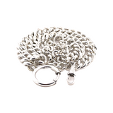 Sterling Silver Graduated  Curb Link Chain