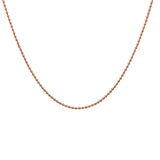 18ct Rose Gold Ball Chain