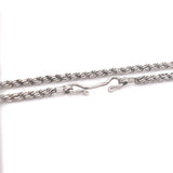 Vintage Sterling Silver Rope Chain