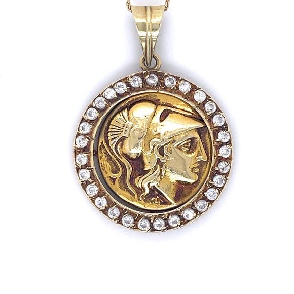 Coin Pendant in 14ct Yellow Gold