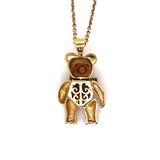 Reticulated Gem Bear Pendant