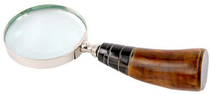 Magnifying Glass with Wide Horn Handle