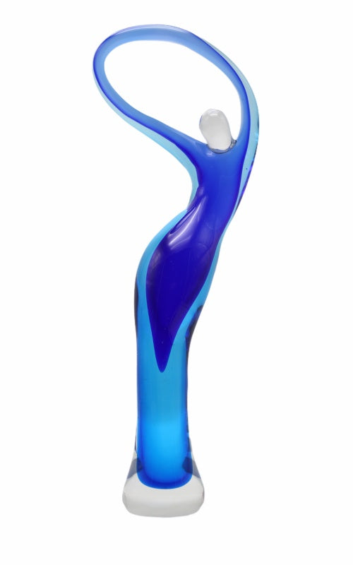 Murano Glass Dancer in Blue