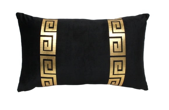 Grecian Key Oblong Cushion