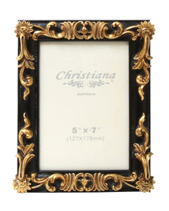Gold and Black Scroll Frame 13x18