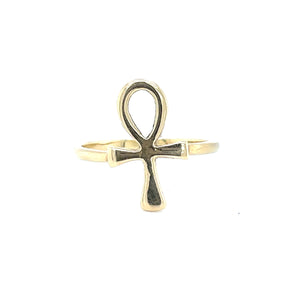 Vintage Ankh Symbol Ring in 9ct Gold